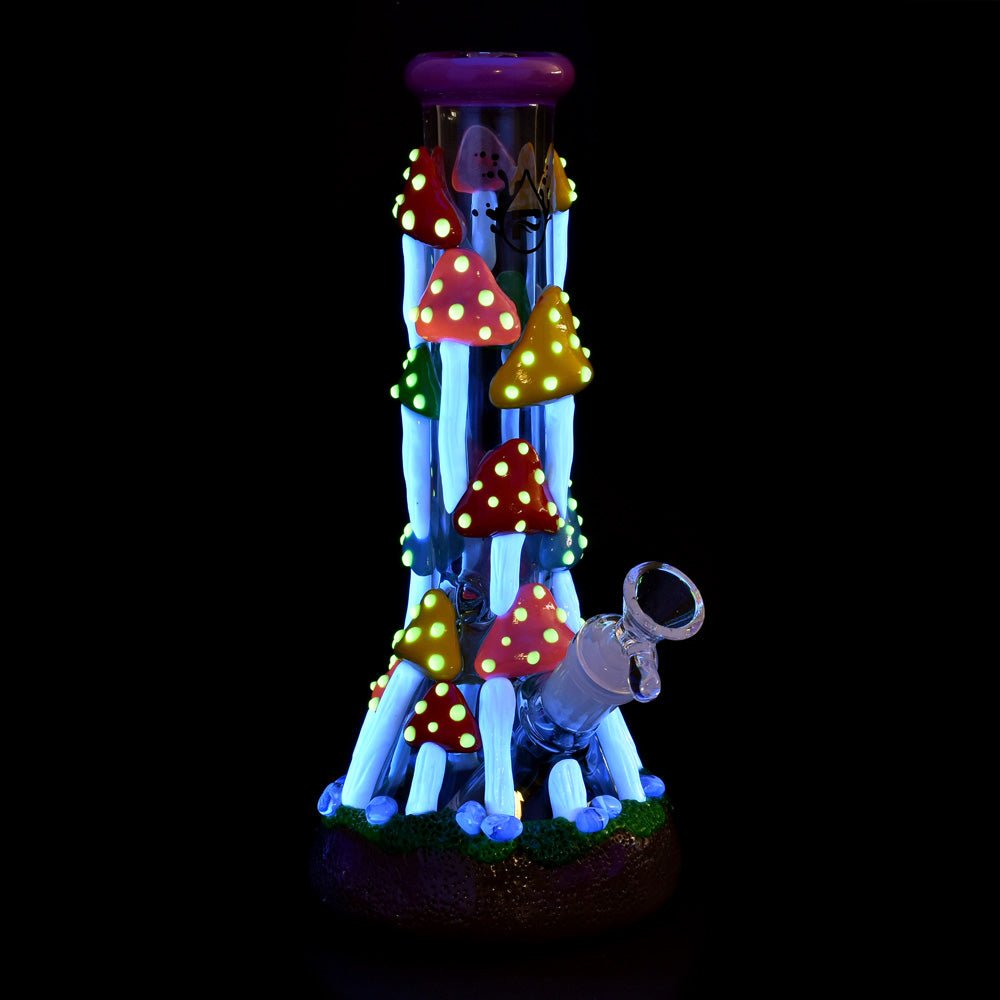 Pulsar Shroom Forest Beaker 10.25" Water Pipe - Glasss Station