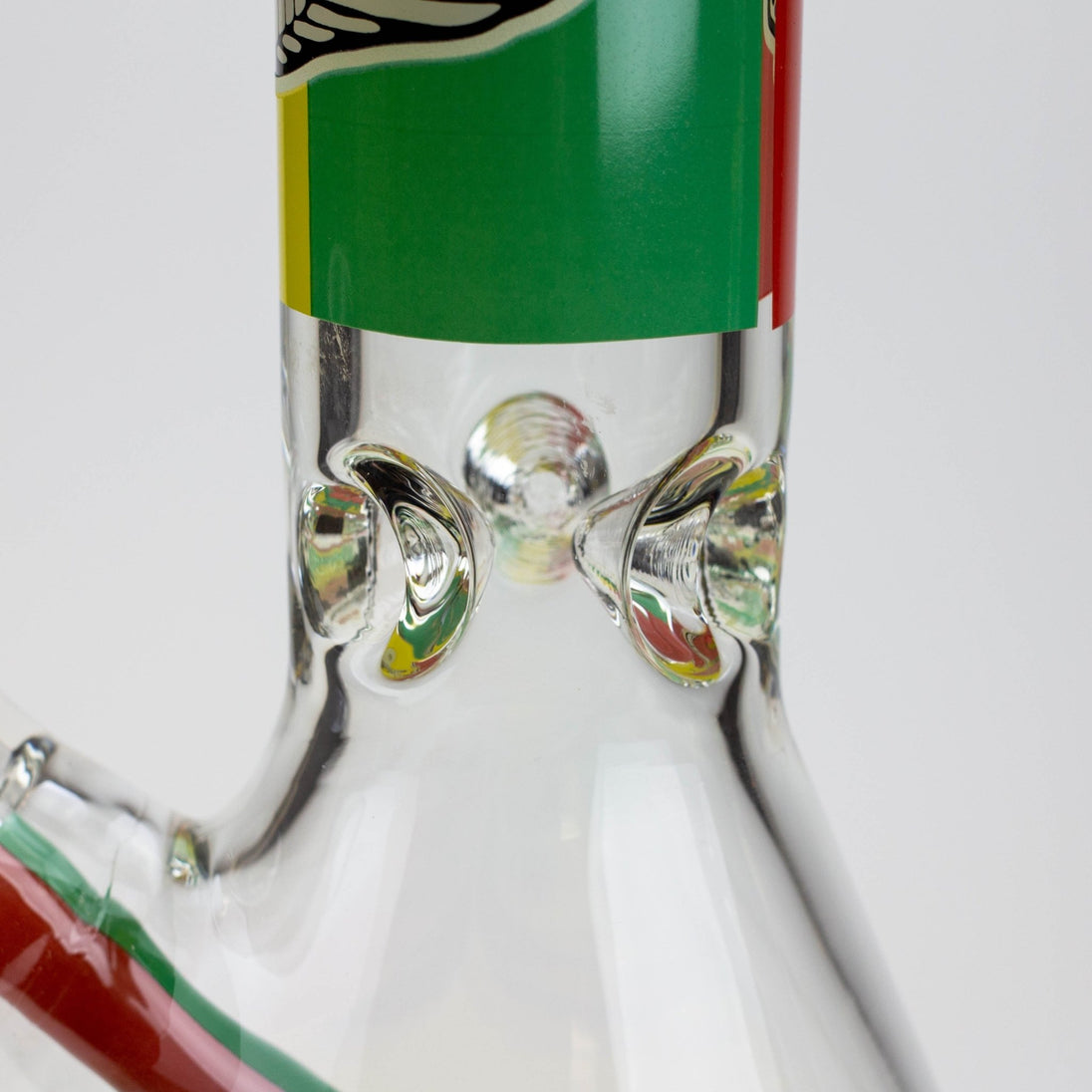 Rasta Man 17.5" 7mm Glass Beaker Bong - Glasss Station