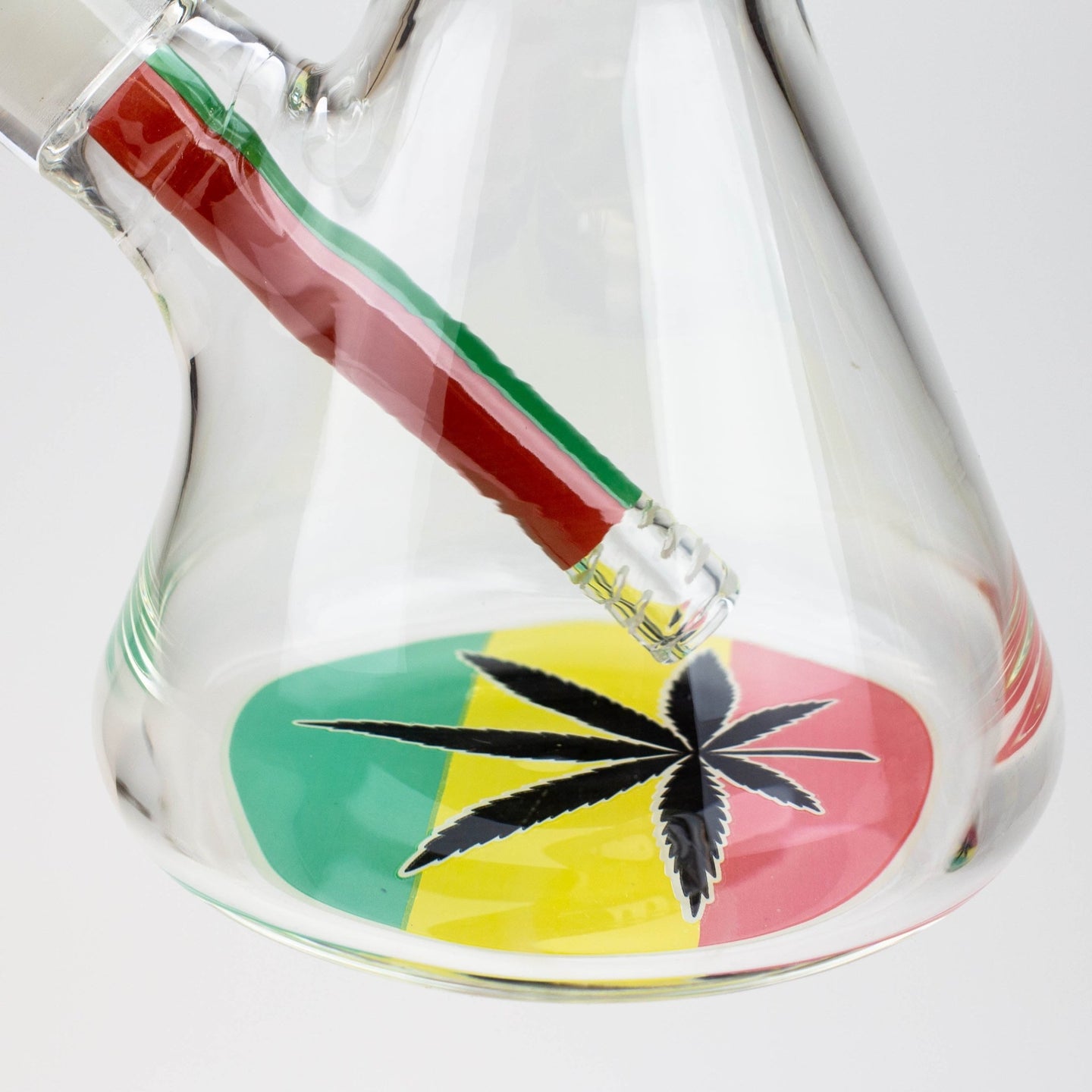 Rasta Man 17.5" 7mm Glass Beaker Bong - Glasss Station