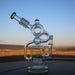 Recycler Style 12" Water Pipe w/ Dual Percs - Glasss Station