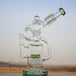 Recycler Style 12" Water Pipe w/ Dual Percs - Glasss Station