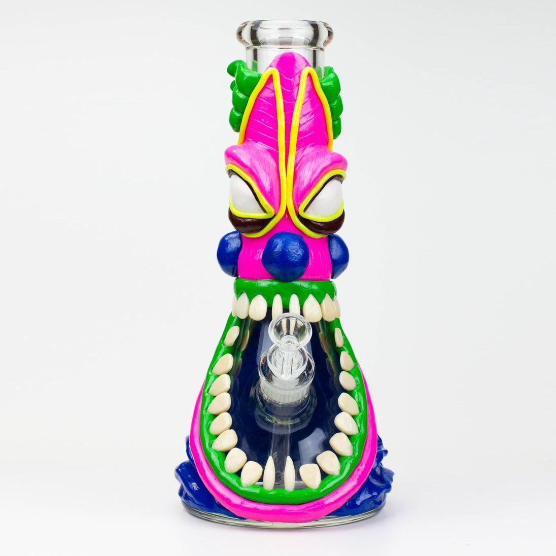 Resin 12.5" 3D Artwork 7mm Glass Beaker Bong - Glasss Station