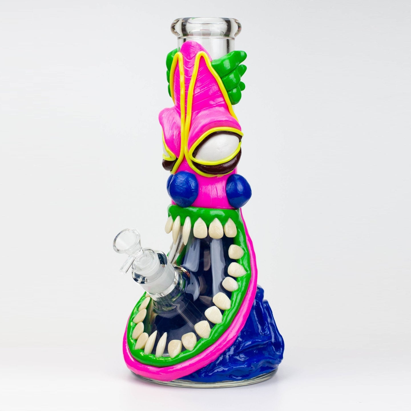 Resin 12.5" 3D Artwork 7mm Glass Beaker Bong - Glasss Station