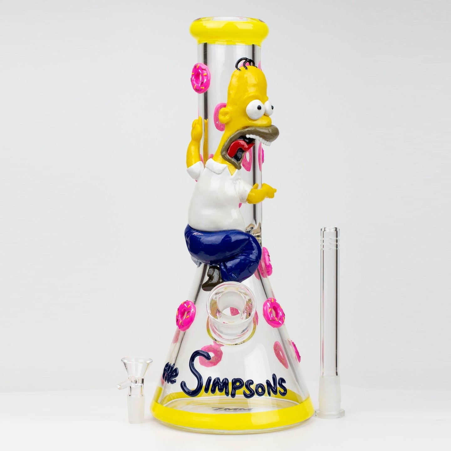 Resin 3D Artwork 12.5" 7mm Glass Beaker Bong - Glasss Station