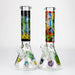 RM Cartoon 14" 7mm Glass Beaker Water Pipe-Assorted Designs - Glasss Station