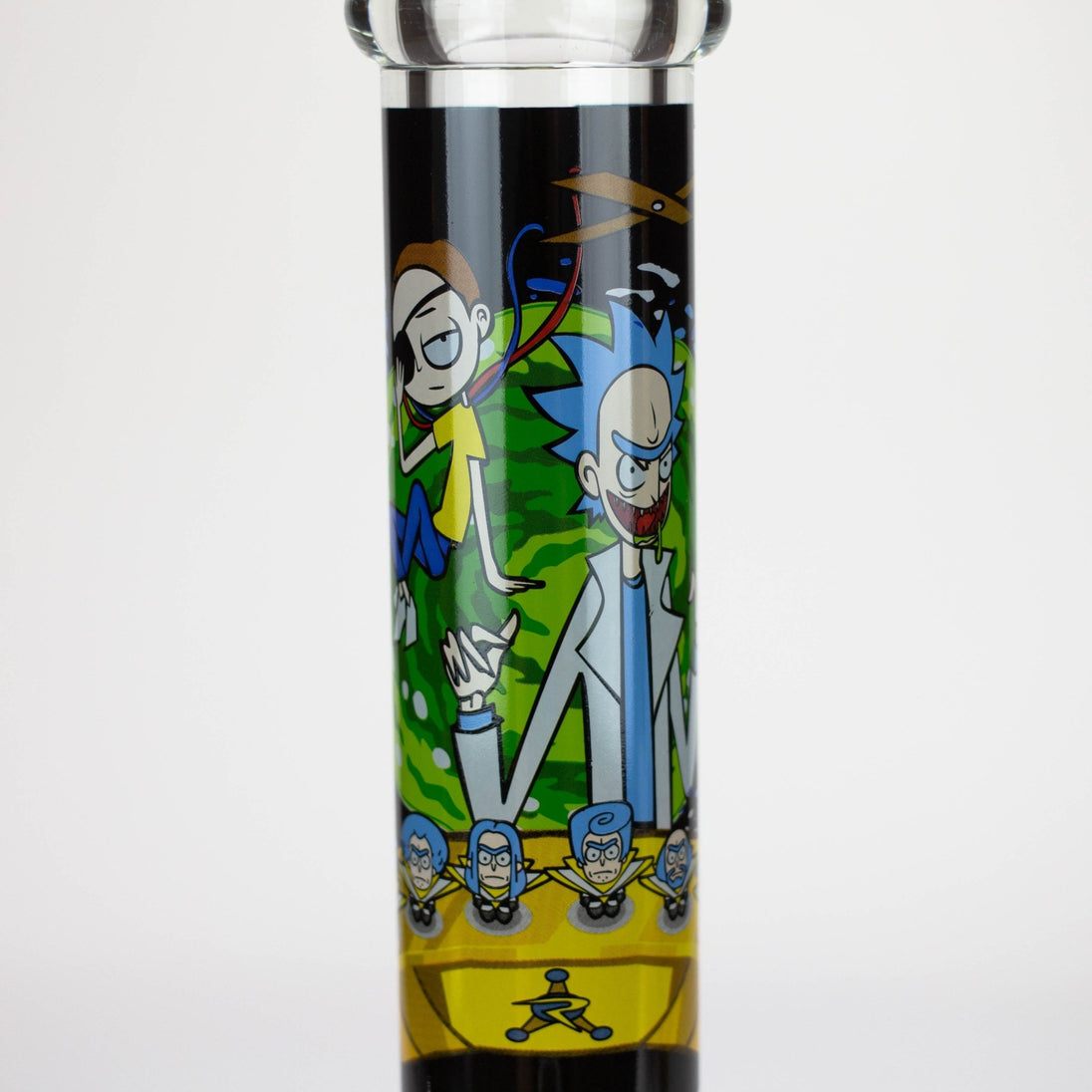 RM Cartoon 14" 7mm Glass Beaker Water Pipe-Assorted Designs - Glasss Station