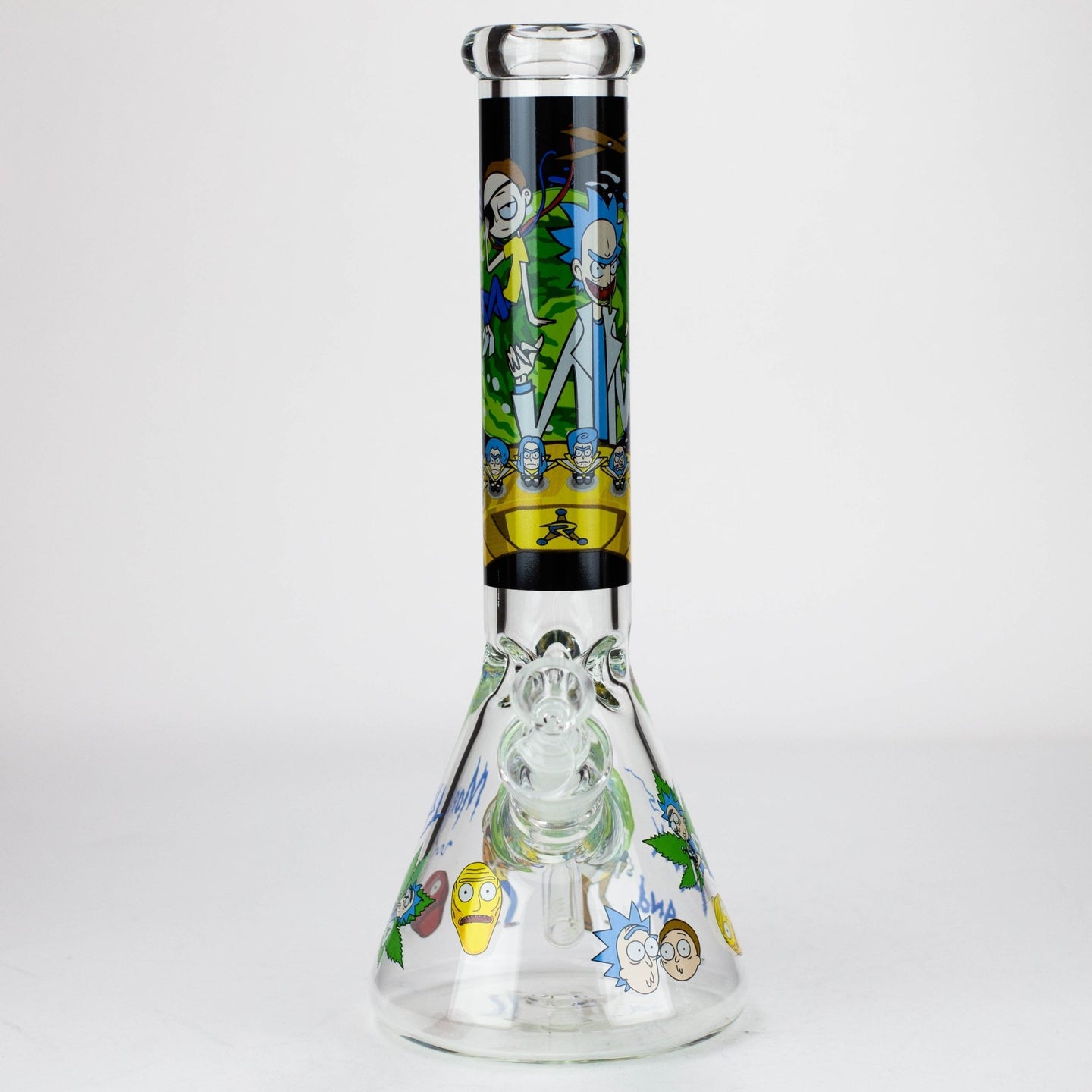 RM Cartoon 14" 7mm Glass Beaker Water Pipe-Assorted Designs - Glasss Station