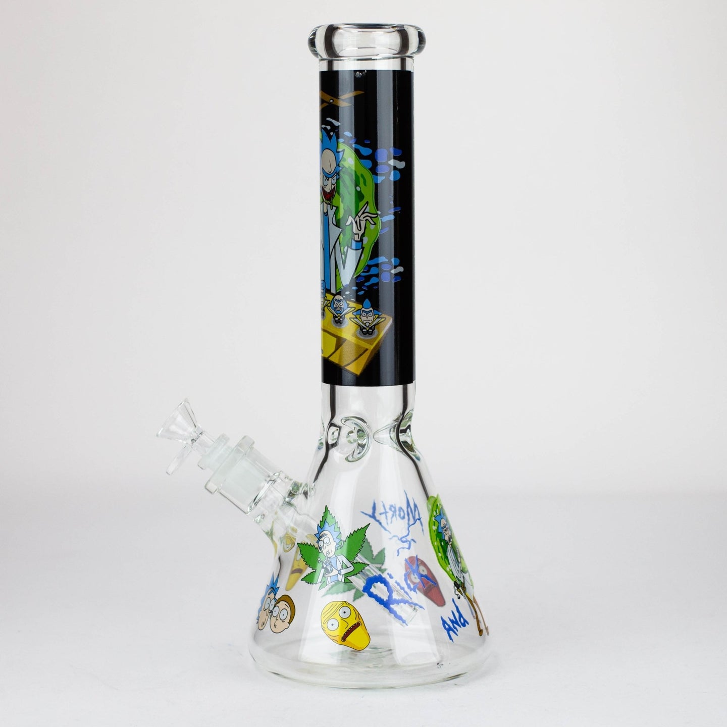 RM Cartoon 14" 7mm Glass Beaker Water Pipe-Assorted Designs - Glasss Station