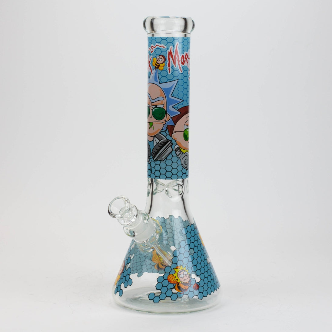 RM Decal 14" 7mm Glass Beaker Bong - Glasss Station