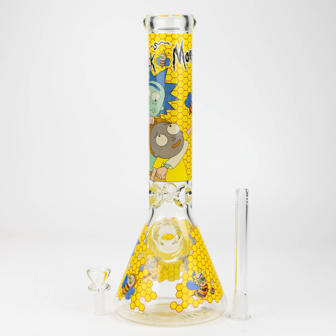 RM Decal 14" 7mm Glass Beaker Bong - Glasss Station