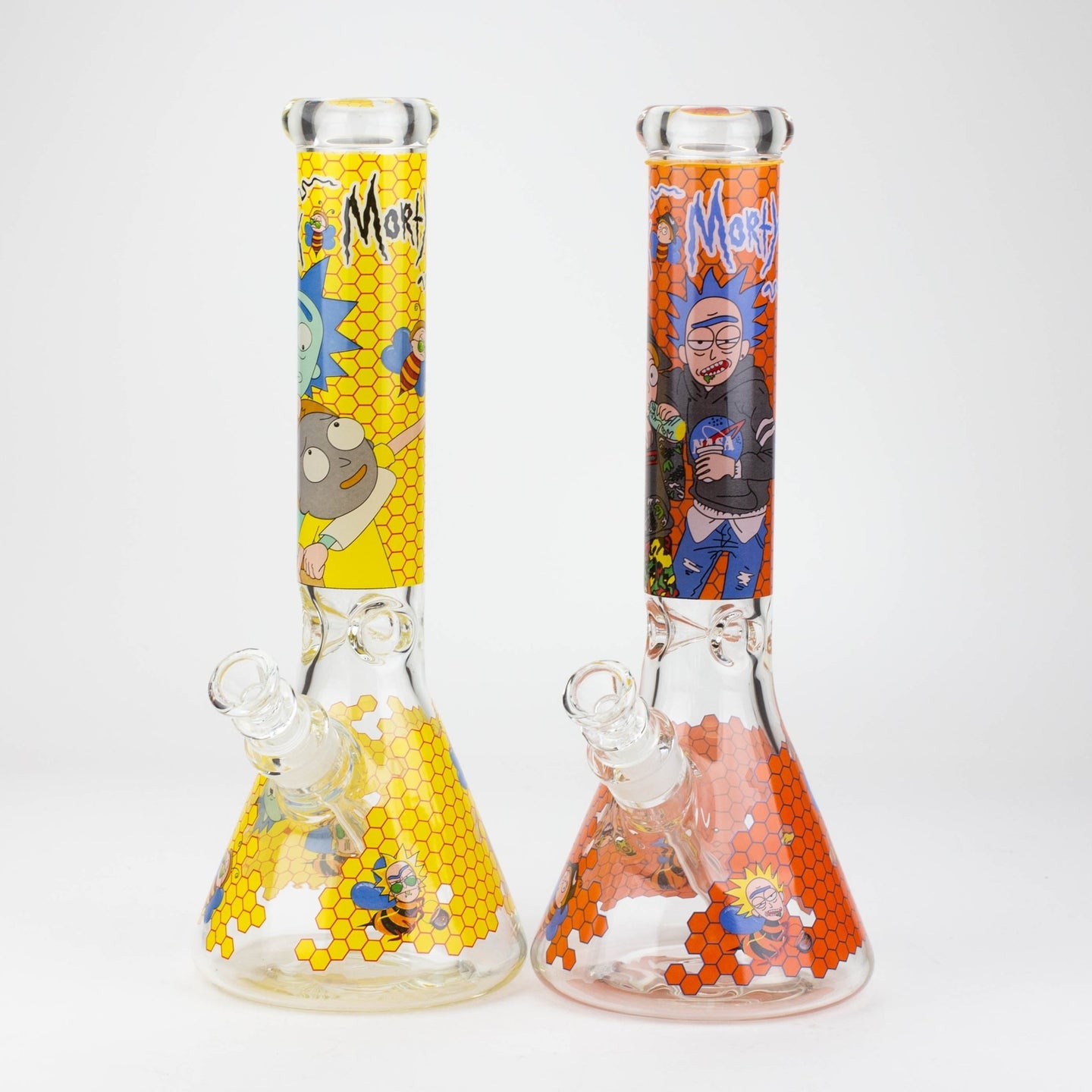 RM Decal 14" 7mm Glass Beaker Bong - Glasss Station