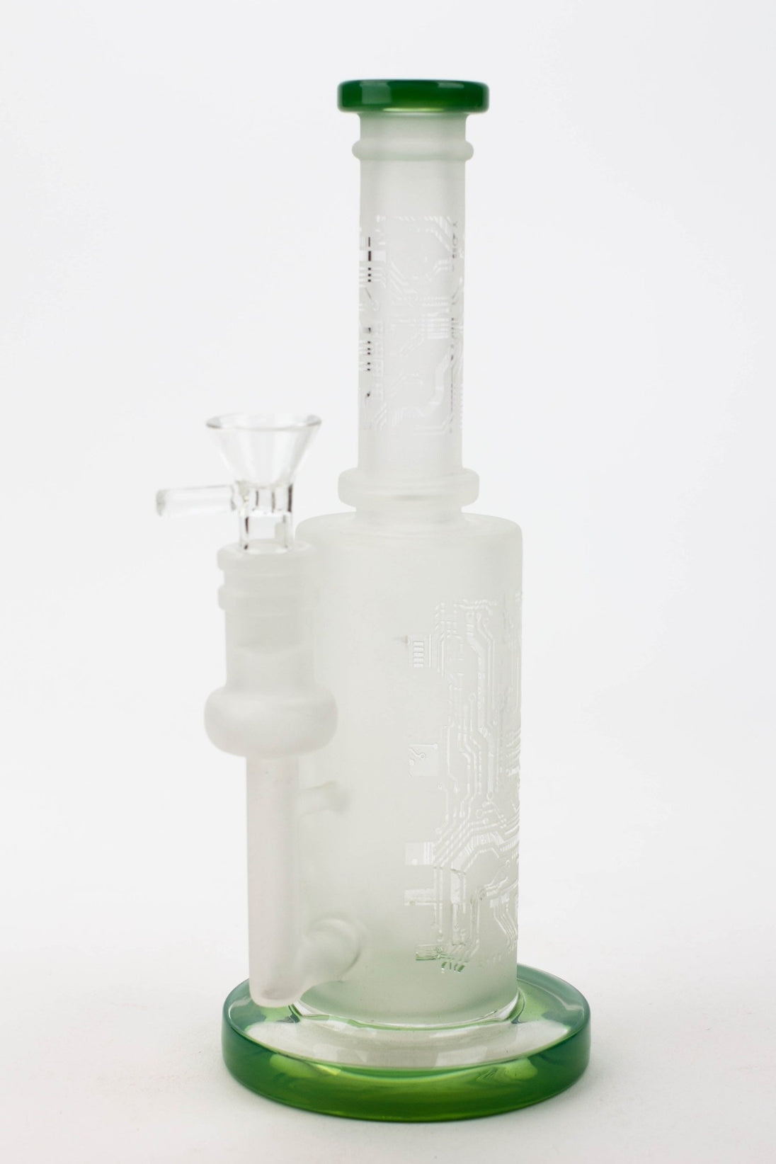 Sandblasted 9.5" Tire Diffuser Glass Bong - Glasss Station