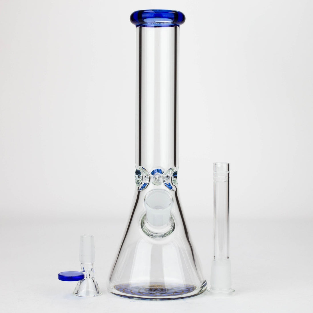 Simple 10" Glass Beaker Water Pipe - Glasss Station