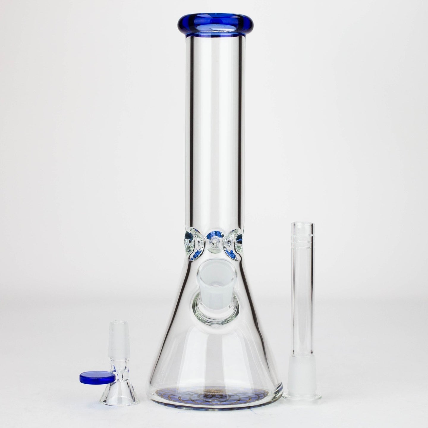 Simple 10" Glass Beaker Water Pipe - Glasss Station