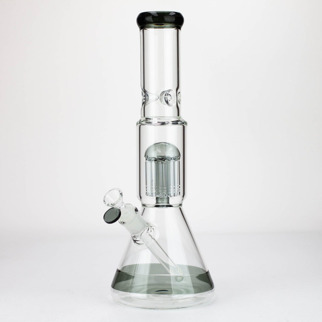 Single 8 Arm Perc 14" Glass Water Pipe - Glasss Station