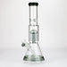 Single 8 Arm Perc 14" Glass Water Pipe - Glasss Station