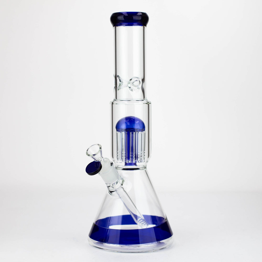 Single 8 Arm Perc 14" Glass Water Pipe - Glasss Station