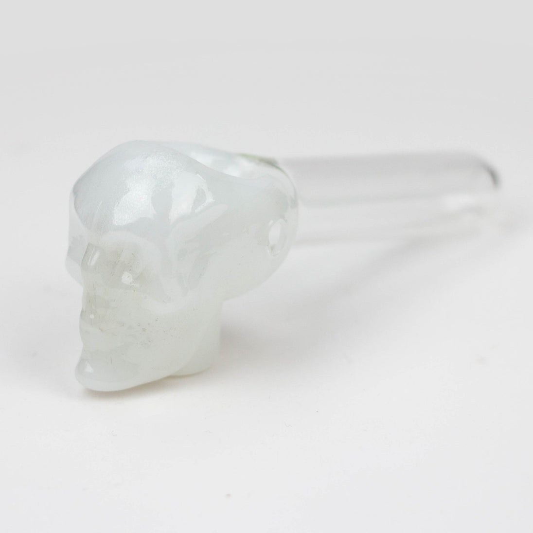 Skull Shape 5" Glass Pipe - Glasss Station