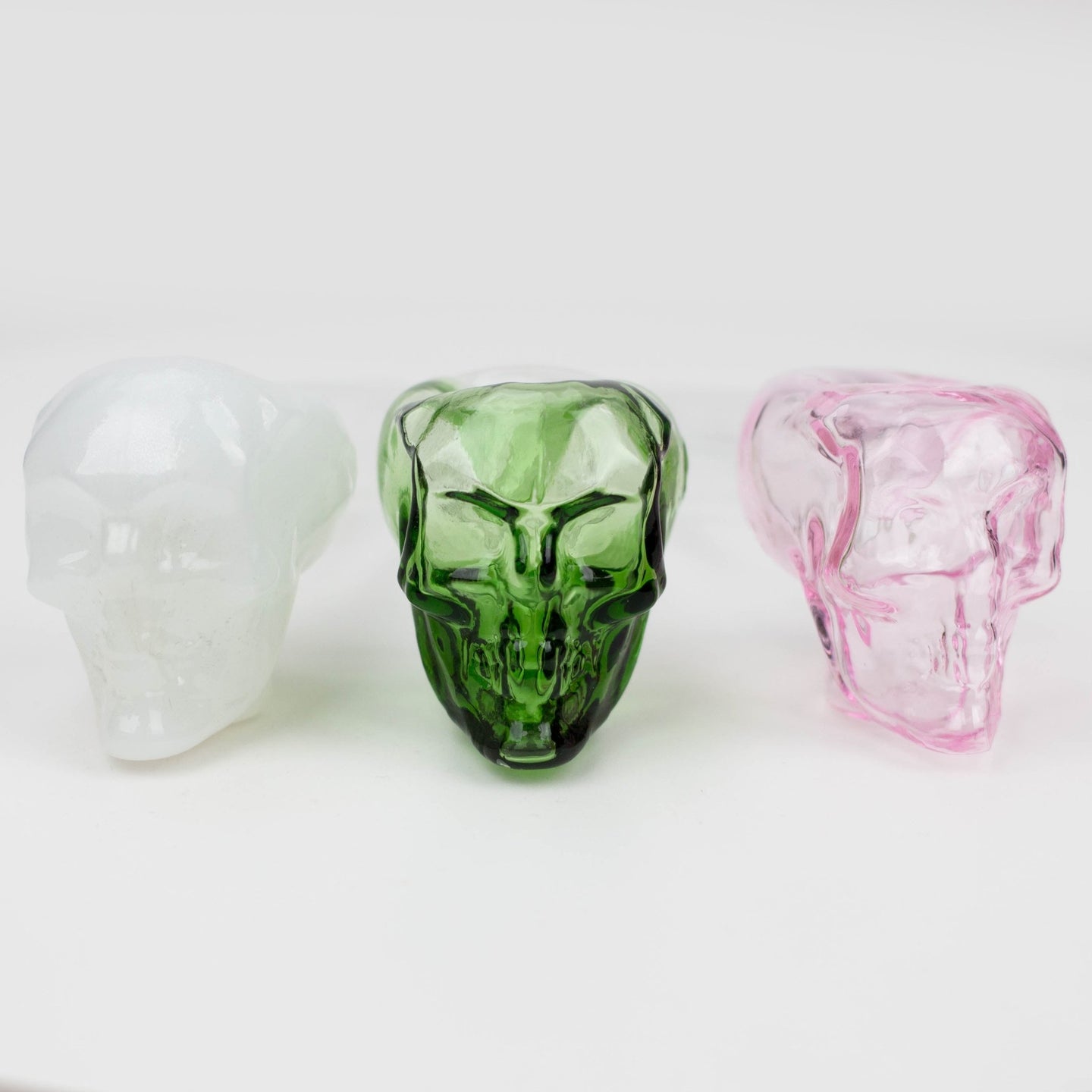 Skull Shape 5" Glass Pipe - Glasss Station