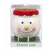 Snowman Stash Jar - Glasss Station