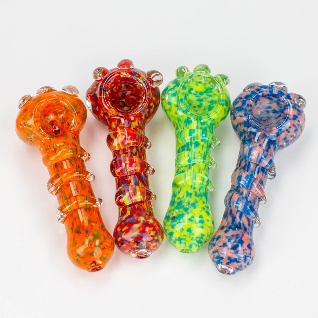 Soft Glass 4.5" Hand Pipe 2 Pack - Glasss Station