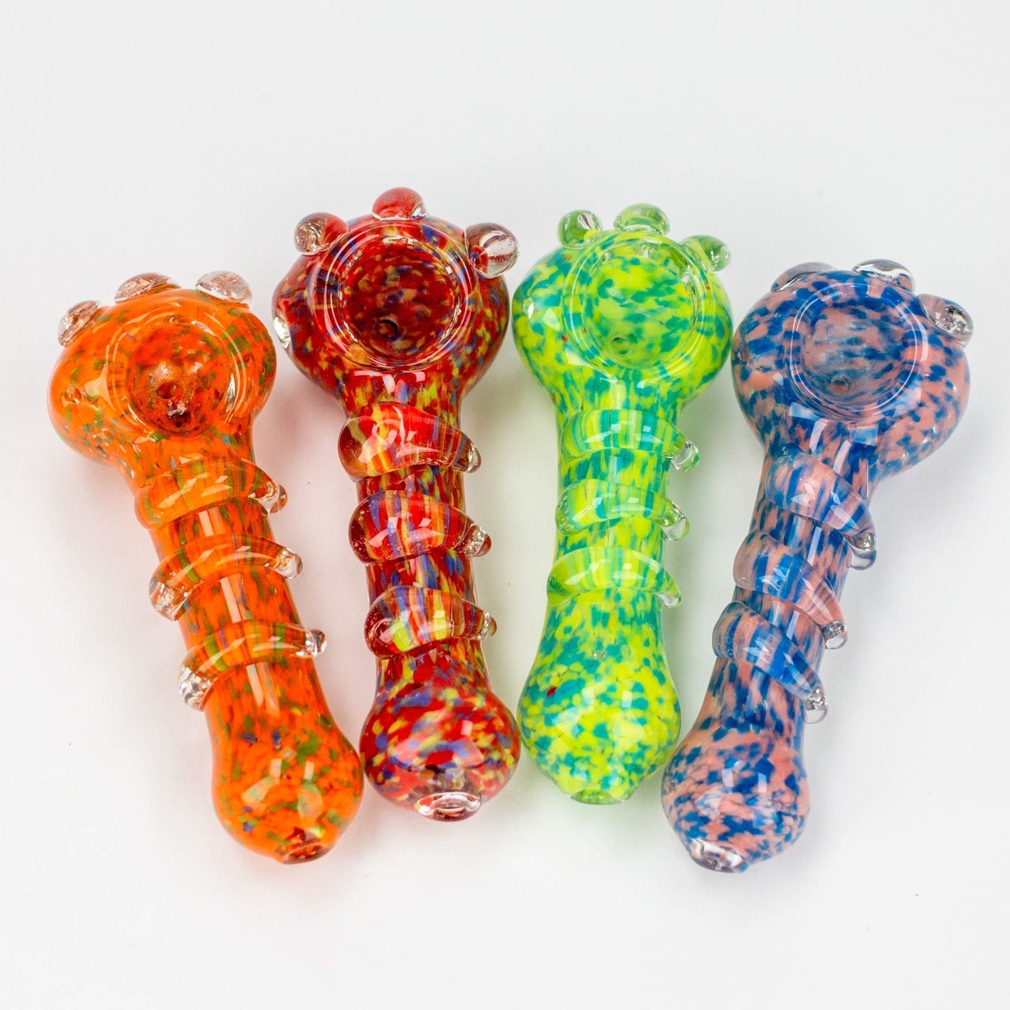 Soft Glass 4.5" Hand Pipe 2 Pack - Glasss Station