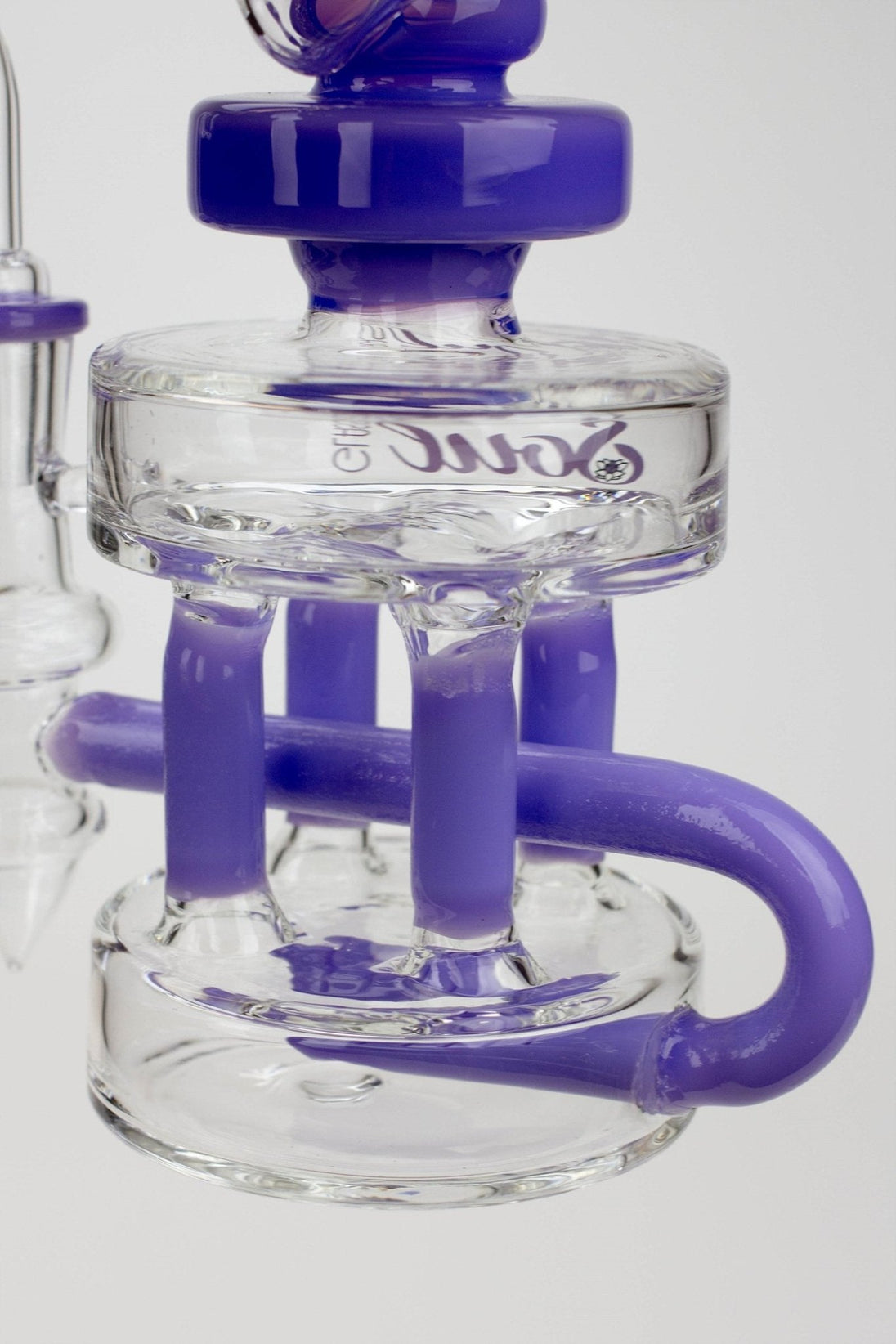 SOUL Glass 7" 2-in-1 Double Deck Recycler Rig - Glasss Station