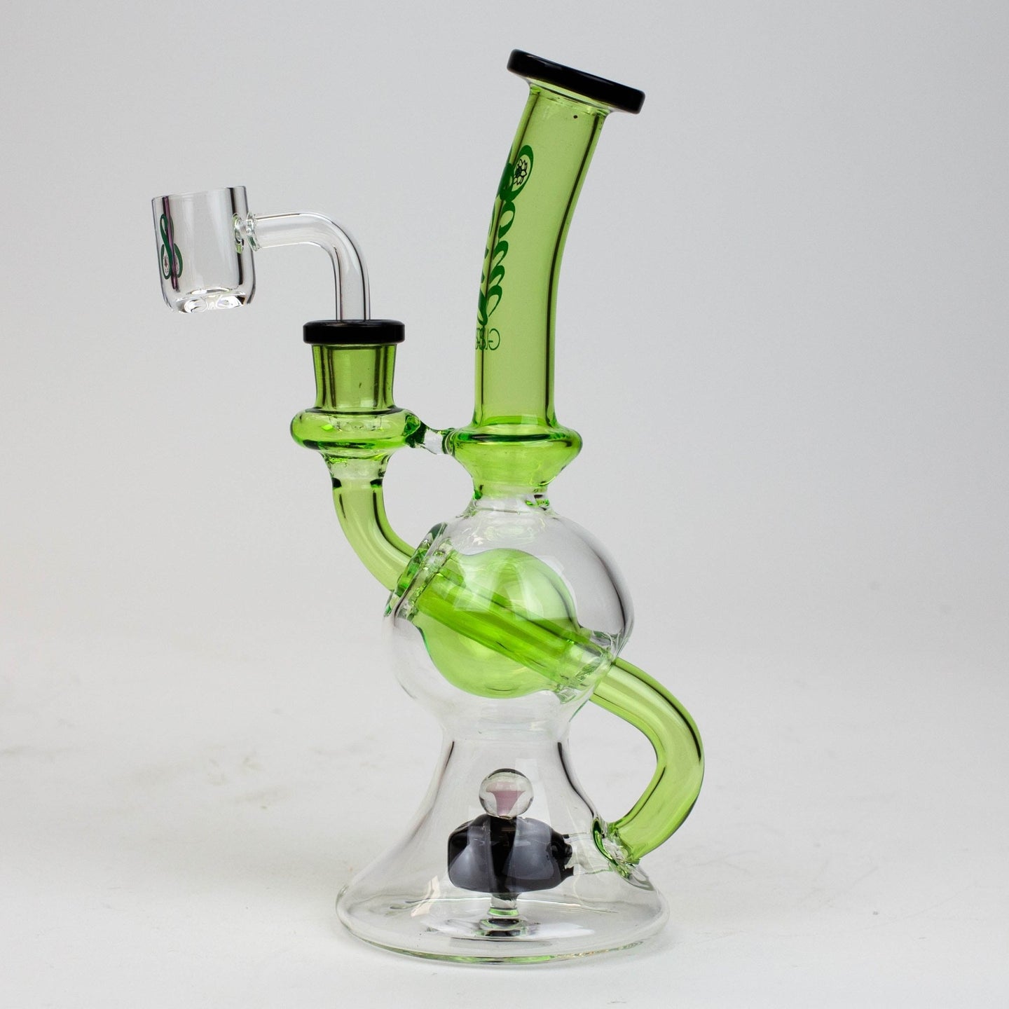 SOUL Glass 8" 2-in-1 Recycler Bong/Rig - Glasss Station