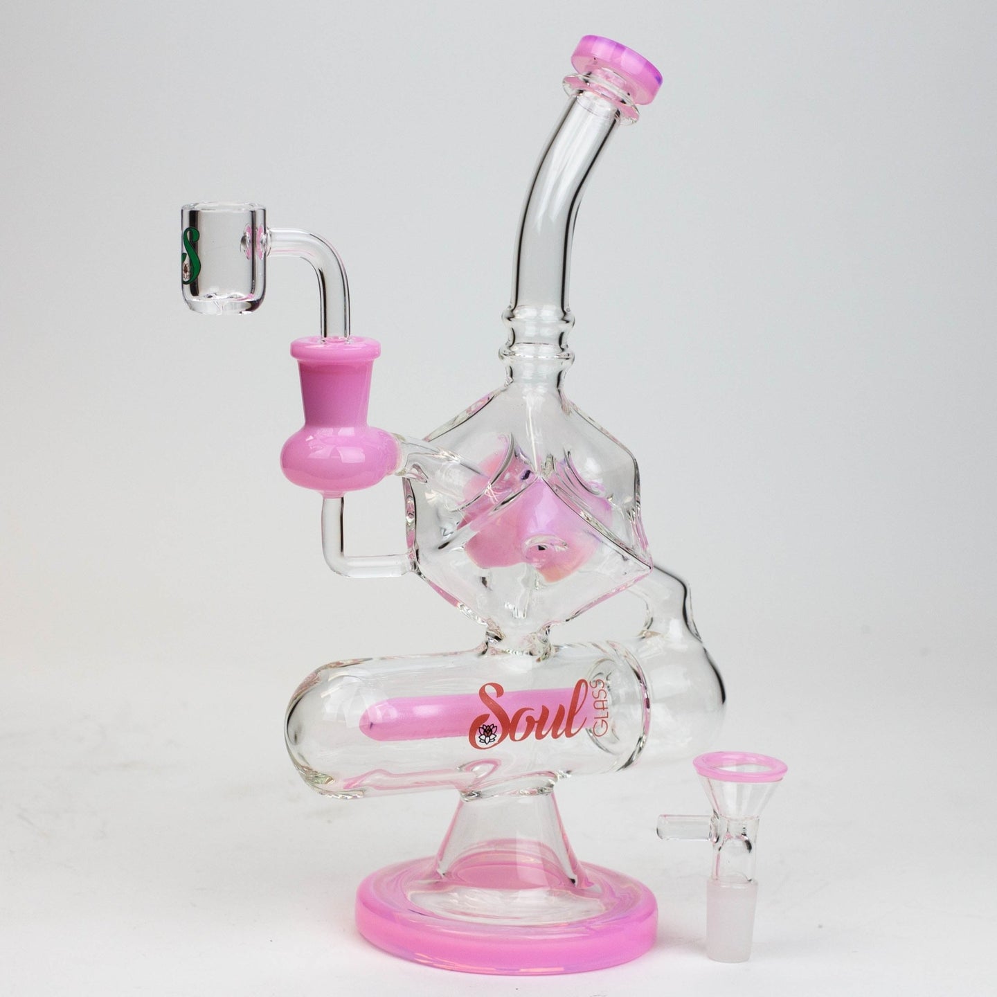 SOUL Glass 9" 2-in-1 Glass Bong/Rig - Glasss Station