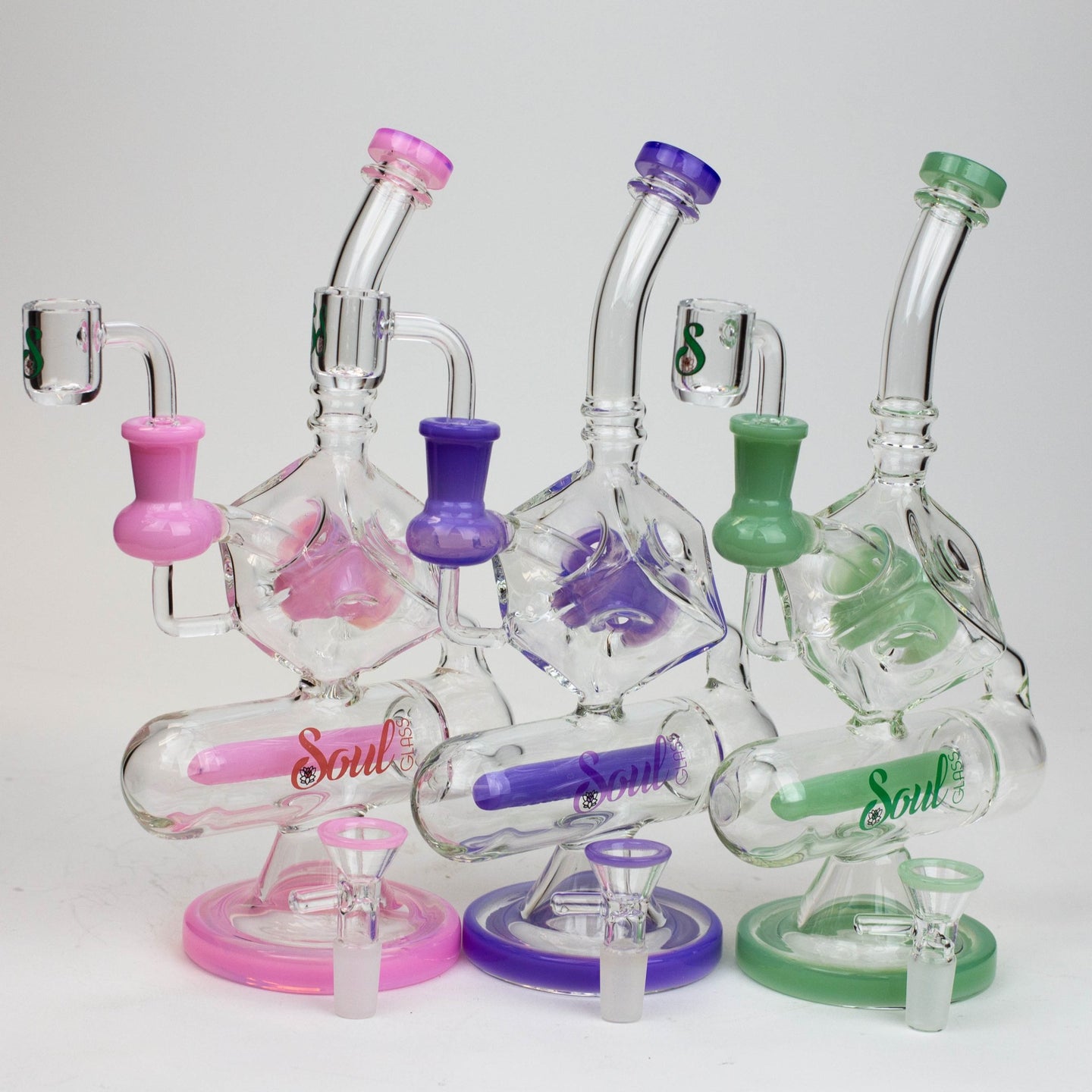 SOUL Glass 9" 2-in-1 Glass Bong/Rig - Glasss Station