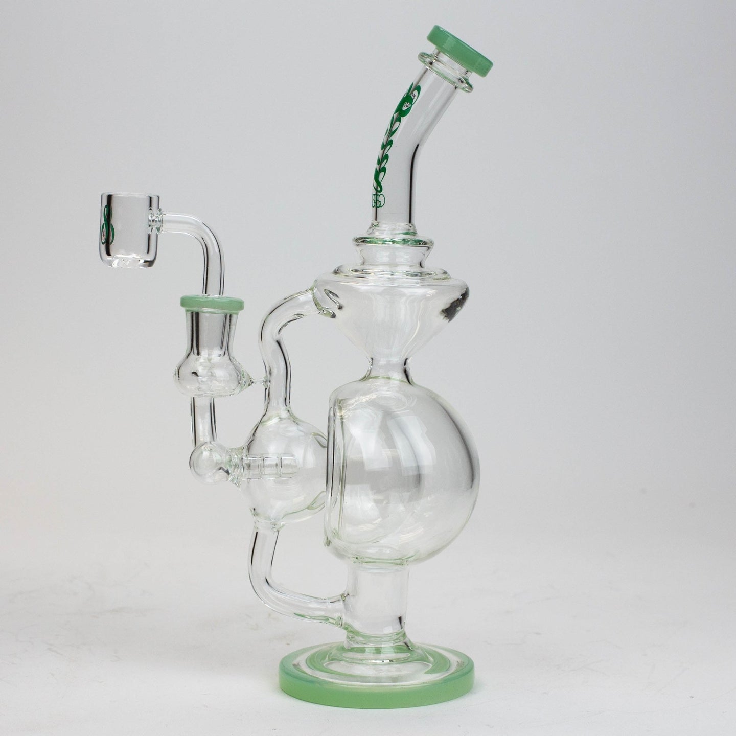 SOUL Glass 9" 2-in-1 Recycler Bong/Rig - Glasss Station