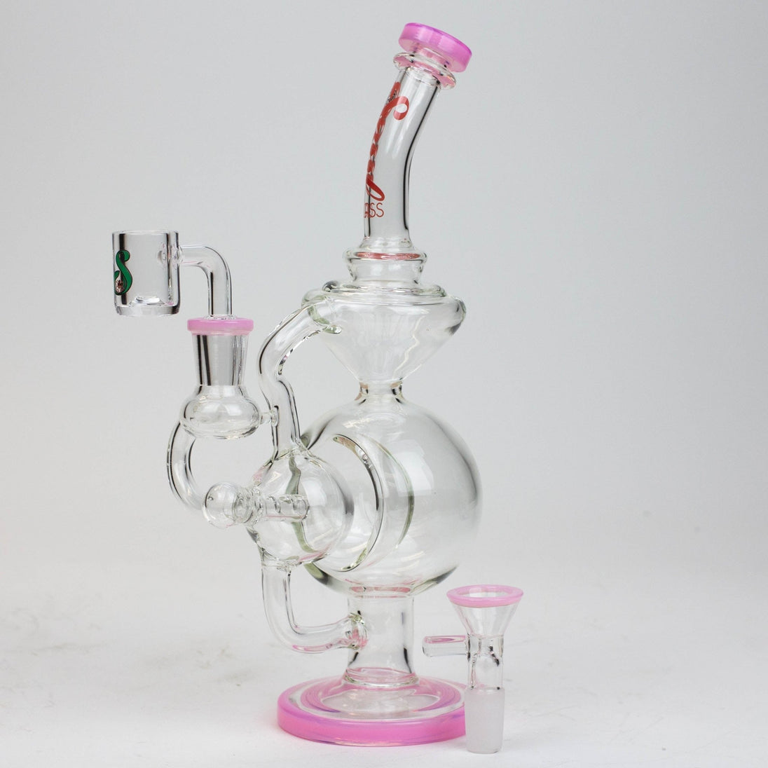 SOUL Glass 9" 2-in-1 Recycler Bong/Rig - Glasss Station