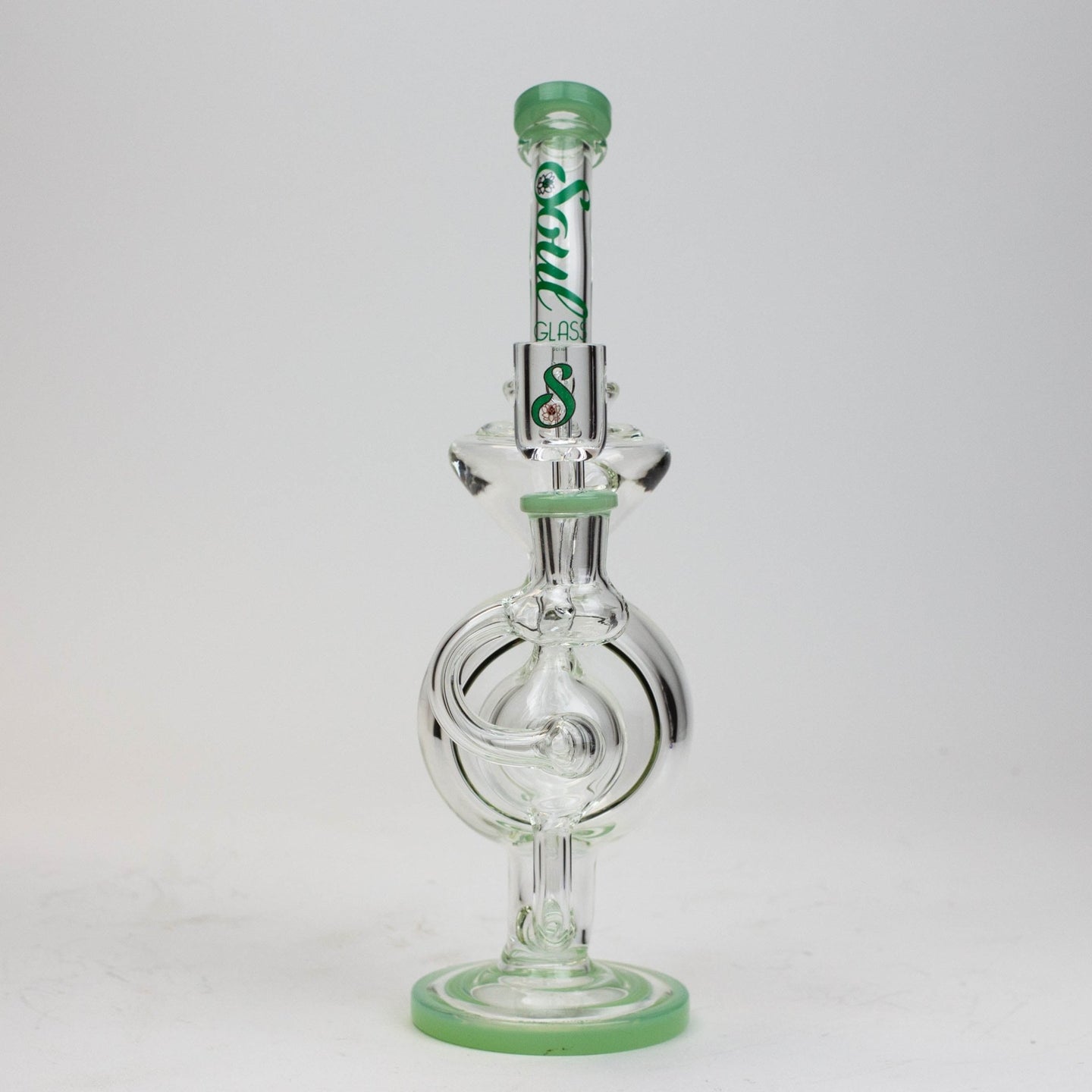 SOUL Glass 9" 2-in-1 Recycler Bong/Rig - Glasss Station