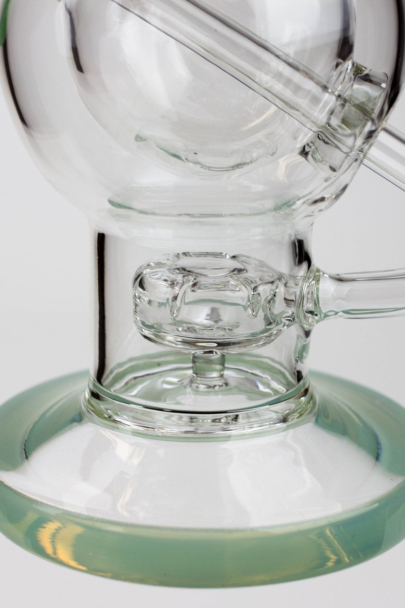 SOUL Glass 9.5" 2-in-1 Double Sphere Recycler Bong/Rig - Glasss Station