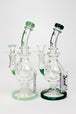 SOUL Glass 9.5" 2-in-1 Double Sphere Recycler Bong/Rig - Glasss Station