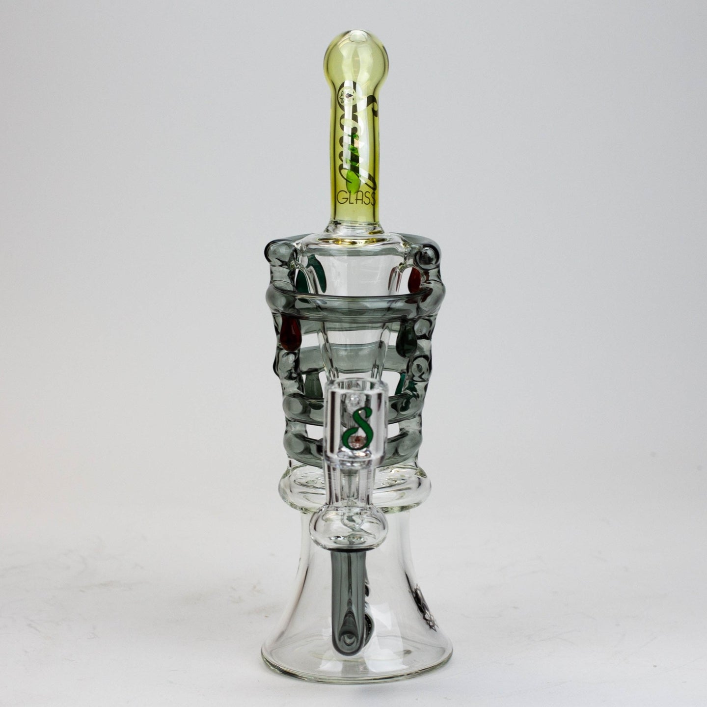 SOUL Glass 9.5" 2-in-1 Recycler Bong/Rig - Glasss Station