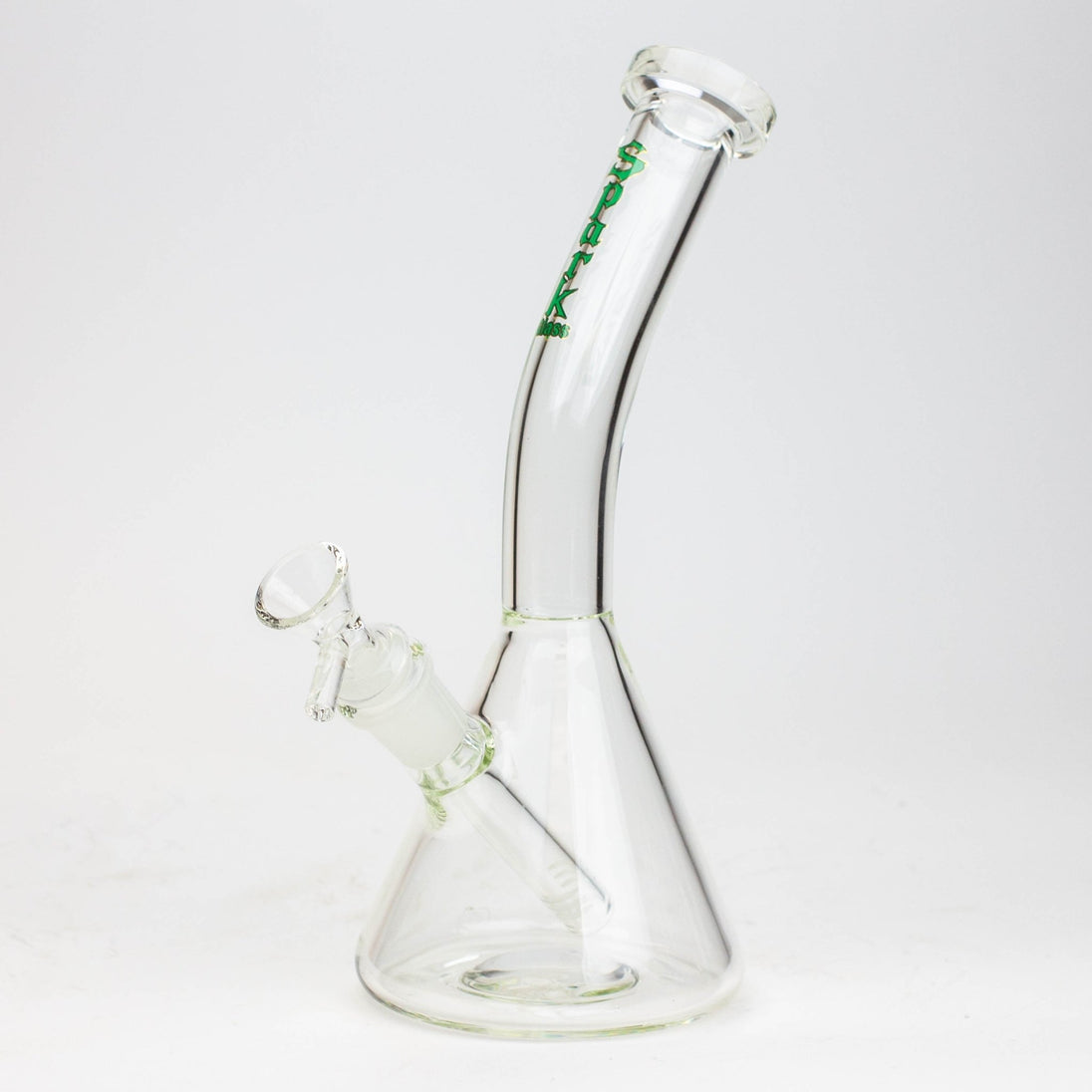 SPARK 10" Bent Neck Beaker Bong - Glasss Station