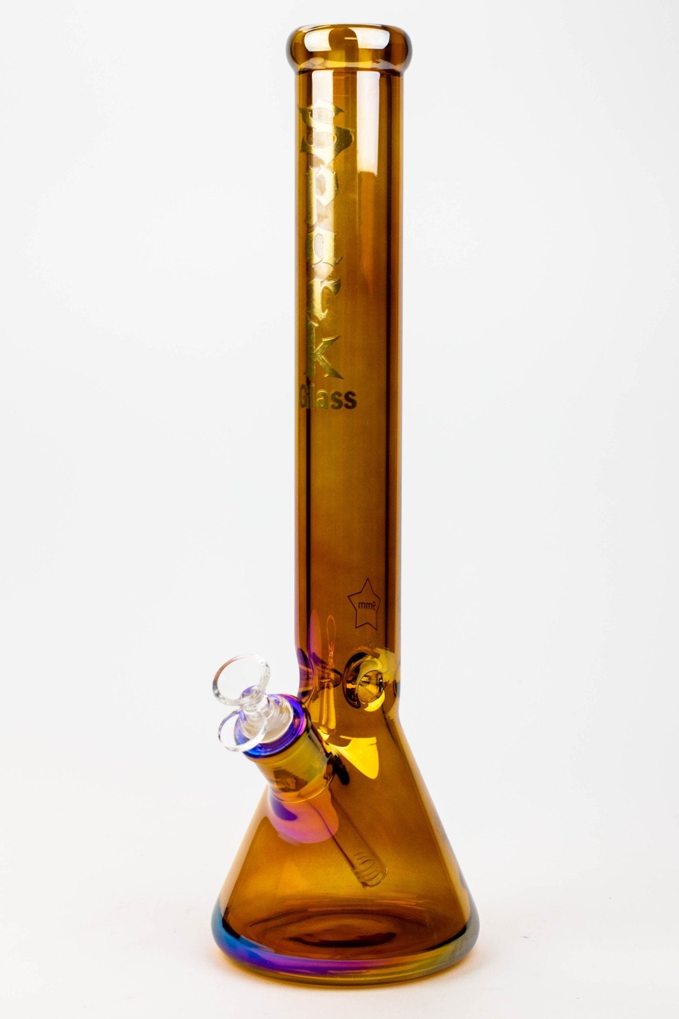 SPARK 17.5" 9mm Electroplated Beaker Bong - Glasss Station