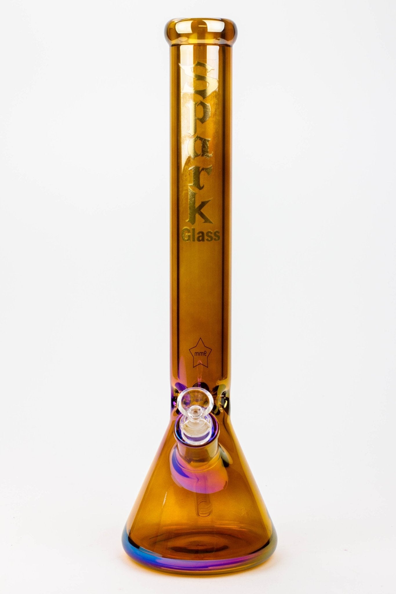 SPARK 17.5" 9mm Electroplated Beaker Bong - Glasss Station