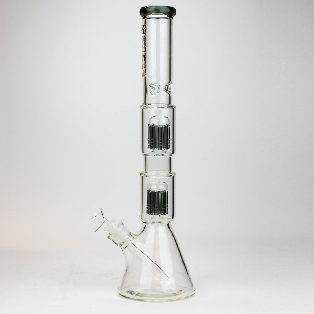 SPARK 19" 7mm Double Perc Beaker Bong - Glasss Station