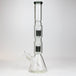 SPARK 19" 7mm Double Perc Beaker Bong - Glasss Station