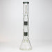 SPARK 19" 7mm Double Perc Beaker Bong - Glasss Station