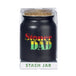 Stoner Dad Rasta Stash Jar - Glasss Station