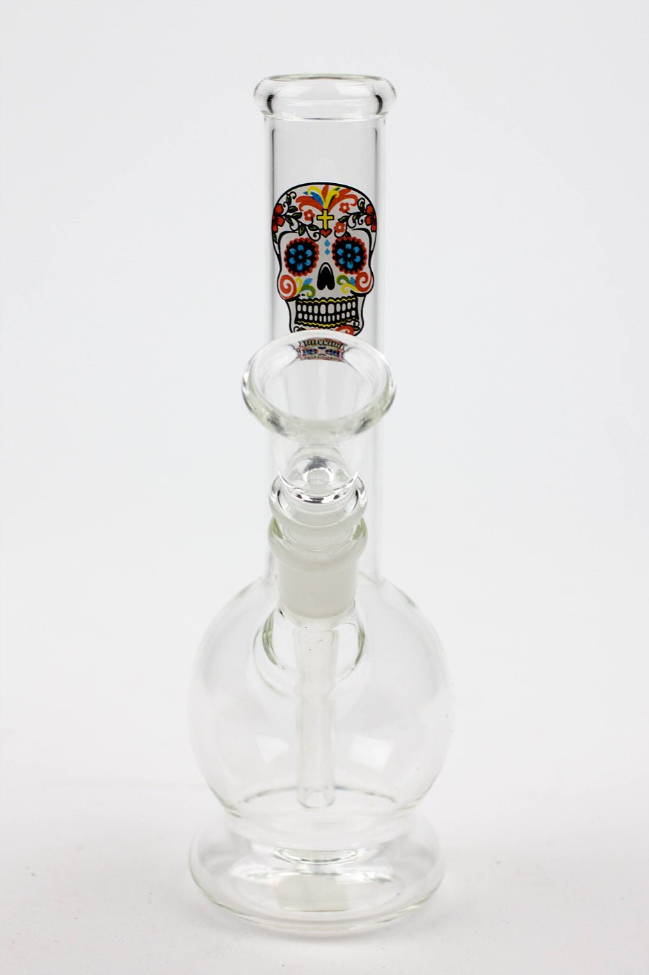 Sugar Skull 7" Glass Bong - Glasss Station