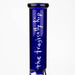 THE TRAGICALLY HIP-15.5" Single Perc Blue Glass Beaker by Infyniti - Glasss Station