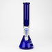 THE TRAGICALLY HIP-15.5" Single Perc Blue Glass Beaker by Infyniti - Glasss Station