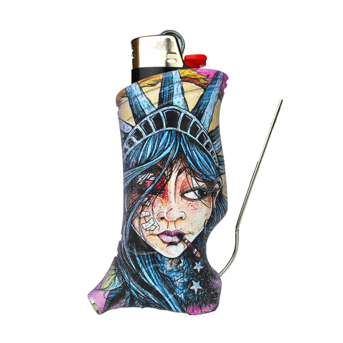 Toker Poker Lady Liberty & Friends - BIC - Glasss Station