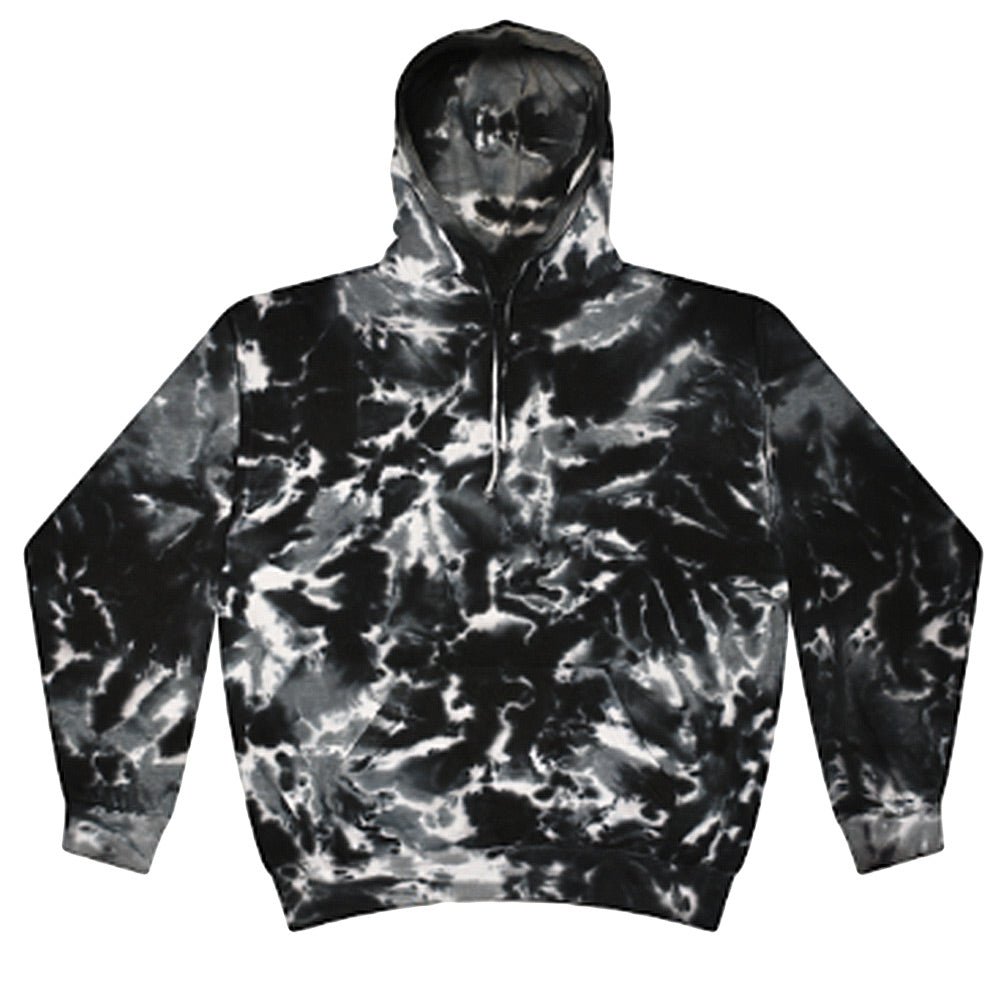 Unisex Tie-Dye Multi Black Hoodie - Glasss Station