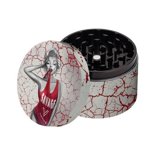 V Syndicate Dank Diva 4-Piece SharpShred 360 Grinder - Glasss Station