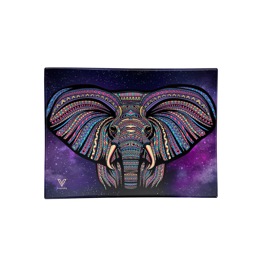 V Syndicate Elephant Glass Rollin' Tray - Glasss Station